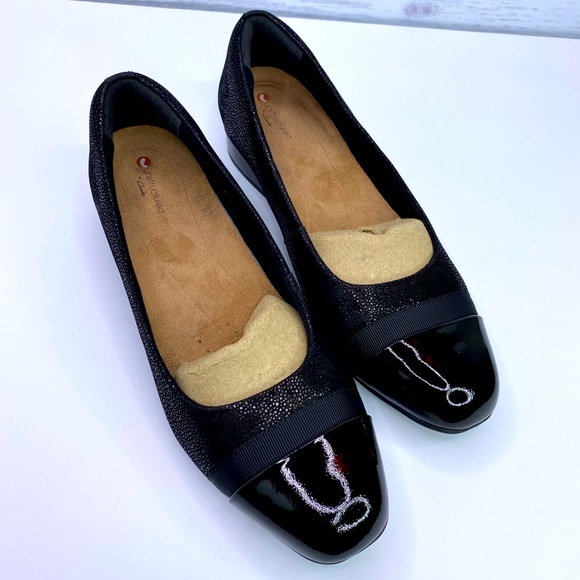 Clarks Shoes Unstructured By Clarks Black Pumps Womens Shoes Size 9 M Euc Nice Poshmark